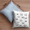 Trendation Funny Breast-Themed Pillow with Filling, 40 x 40 cm, Blue view 4