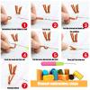 YWQJL Latch Hook Rug Kit, Flower Fence, DIY Craft, 31.5 x 45.3 in view 4