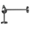 TIBU V2A Stainless Steel Foot Rail, 42.4 mm, 370 cm, 5 Pairs of Brackets view 2