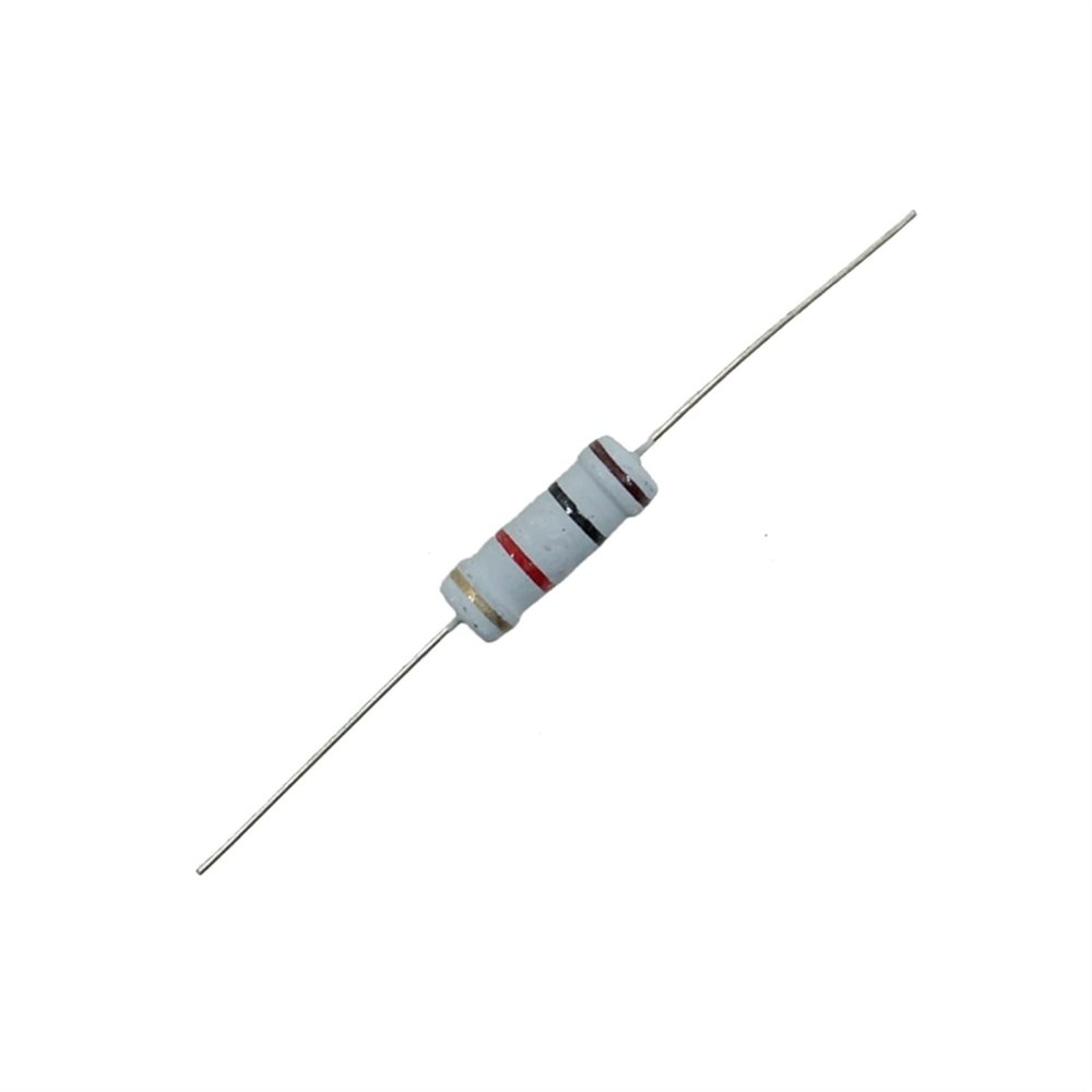 200-Piece 2W Carbon Film Resistor Set, 5% Tolerance, 47 kΩ