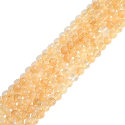 8 mm Tea Watermelon Natural Stone Beads
