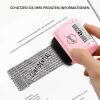 Miseyo Privacy Roller Stamp, 3.8 cm Wide, Pink view 3