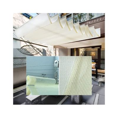HHMAX Retractable Sun Shade Sail, White, 1.8 x 6 m