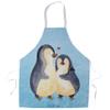 Mr. & Mrs. Panda Apron, Penguins Hugging view 2