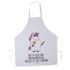 Mr. & Mrs. Panda Cooking Apron, Unicorn Woodstock – Funny Men's Grill Apron view 1