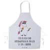 Mr. & Mrs. Panda Cooking Apron, Unicorn Woodstock – Funny Men's Grill Apron view 2