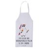 Mr. & Mrs. Panda Cooking Apron, Unicorn Woodstock – Funny Men's Grill Apron view 3
