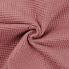 CRS Fur Fabrics 100% Cotton Waffle Piqué Fabric, Old Rose, 1 m, 140 x 100 cm view 1