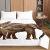 Odot Quilted Bedspread with 3D Giraffe and Elephant Design, 150 x 200 cm view 3