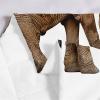 Odot Quilted Bedspread with 3D Giraffe and Elephant Design, 150 x 200 cm view 4