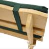 DEGAMO Dallas 2-Piece Bench Cushion Set for 4-Seat Bench, 195 cm, Dark Green view 2