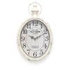 Menterry European Retro Oval Wall Clock, White view 1