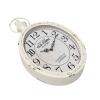 Menterry European Retro Oval Wall Clock, White view 3