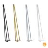 MORIA DESIGN 1 Hairpin Leg, 71 cm, Black – Height-Adjustable Metal Furniture Leg for Tables and Furniture view 4