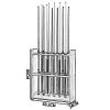 Wooden Pool Cue Rack for 12 Cues, Light Walnut view 2