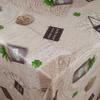 Oilcloth Tablecloth, Welcome Home Rattan, Rectangular, 110 x 150 cm, Washable view 1