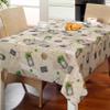 Oilcloth Tablecloth, Welcome Home Rattan, Rectangular, 110 x 150 cm, Washable view 3