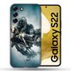 Cokitec Protective Case for Samsung Galaxy S22, Motorcycle, Motocross, TPU, Shock-Absorbing, Multicolor view 1