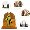 NIBABAEU Firefighter Drawstring Backpack, Large Capacity, Water-Resistant Canvas Gym Bag view 3