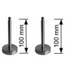 TIBU V2A Stainless Steel Footrest Rail, 33.7 mm, 580 cm, 7 Pairs of Brackets view 3