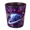 Scakbyer 10L PU Leather Wastebasket, Decorative, Waterproof, Starry Sky - 3 view 1
