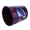 Scakbyer 10L PU Leather Wastebasket, Decorative, Waterproof, Starry Sky - 3 view 3