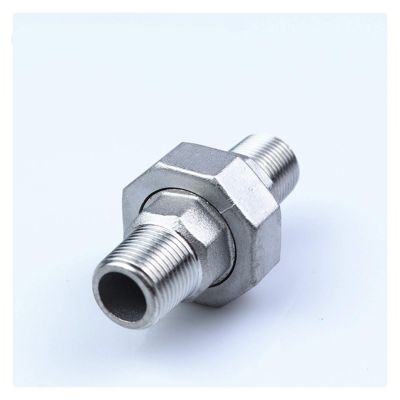 YFCDZVBH Male-to-Male Pipe Coupler, 304 Stainless Steel, 1/4"–2"
