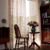 ksamwjf Beige Retro Openwork Semi-Transparent Curtain, 300 x 260 cm view 3