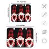 Three Buffalo Plaid Gnomes Kitchen Dish Drying Mat, 18 x 24 in view 3