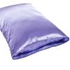GSXLZ 2-Piece Satin Silk Pillowcase Set, Purple, 500 × 750 mm view 1