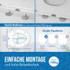 LION HOME Premium Toilet Seat | Soft-Close | Free Microfiber Cloth Included | Easy Installation | Antibacterial Urea Thermoset | Supports up to 150 kg view 2