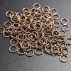 CODAO 50–200-Piece Open Jump Rings, 4–12 mm, Double-Loop Split Rings for DIY Jewelry Making view 4