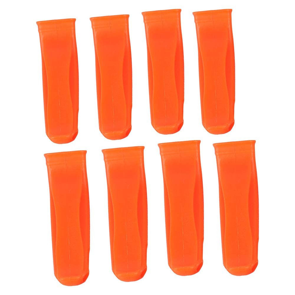 Folanda Safety Whistle, 8-Pack Plastic Survival Whistles, Flat Marine Whistle with Clip, Loud Emergency Whistle for Hiking, Boating, Camping, Hunting, Cycling and More