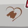 Heart Mallorca Sticker – 6 Sizes – Balearic Islands, Palma, El Arenal, Vacation, Beach, Sun view 1