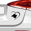 Heart Mallorca Sticker – 6 Sizes – Balearic Islands, Palma, El Arenal, Vacation, Beach, Sun view 3