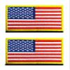 2-Pack USA Flag Embroidered Patches with Hook-and-Loop Backing view 1