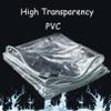 Transparent PVC Waterproof Tarp, 350 GSM, 1.3 x 7 m view 2