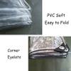 Transparent PVC Waterproof Tarp, 350 GSM, 1.3 x 7 m view 3