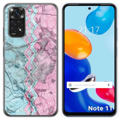 Silicone Case for Xiaomi Redmi Note 11/11S – Marble 08