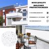 ELINHGO Balcony Privacy Screen 100 x 1400 cm, 220 g/m², White view 3