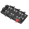 ARGB Hub Extender, 6-Way Splitter for 4-Pin PWM Fans, IDE Interface view 1