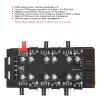 ARGB Hub Extender, 6-Way Splitter for 4-Pin PWM Fans, IDE Interface view 2