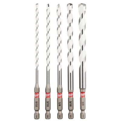 Milwaukee 5-Piece SHOCKWAVE Carbide Drill Bit Set
