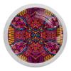 Round Fluorescent Cabinet Knobs, 4-Pack, Vintage Boho Flower, Glow in the Dark view 1