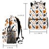 Leisure Campus Travel Backpack, Halloween Pumpkin & Eyeball Design, Medium, Color 2 view 2