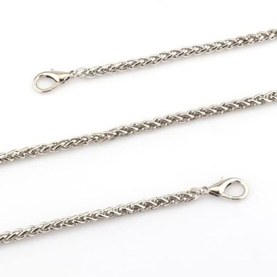 FOUFA Gold/Silver/Gun Black 5 mm Thin Bag Chain