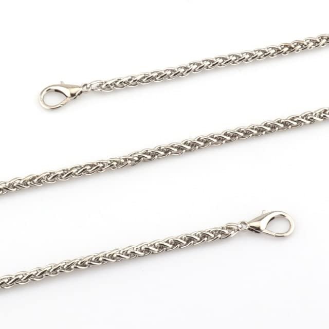 FOUFA Gold/Silver/Gun Black 5 mm Thin Bag Chain