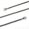 FOUFA Gold/Silver/Gun Black 5 mm Thin Bag Chain view 4