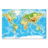 Postereck 0848 - Detailed World Map with Major Cities, English, Canvas, 60 x 40 cm view 1