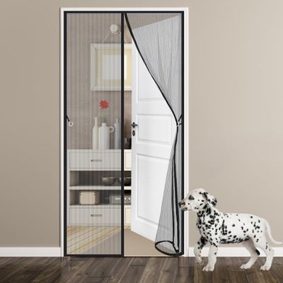Magnetic Insect Screen Door, 210 x 270 cm, Black